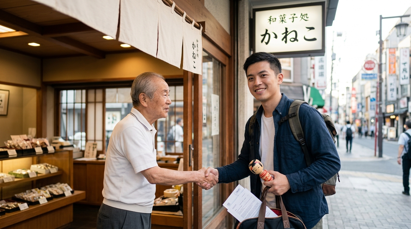 日本事業承繼平台示意圖一